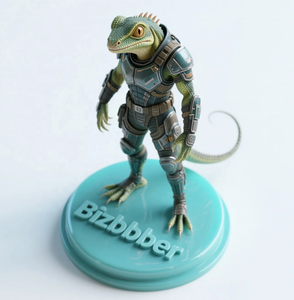 Tùy chỉnh tưởng tượng lizardman nhựa bức tượng, huyền thoại sinh vật điêu khắc cho trò chơi trang trí và thu Quà Tặng - Product Image 1