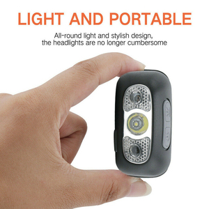 Lampe frontale LED miniature à vente rapide, rechargeable par USB, équipement de <span class=keywords><strong>camping</strong></span> et de randonnée, détection, vision nocturne - Product Image 4