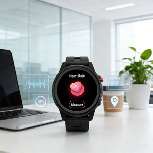 Restez connecté avec la montre GPS 4G |   SOS à une touche, suivi de la santé, conception étanche pour vos parents âgés - Product Image 1