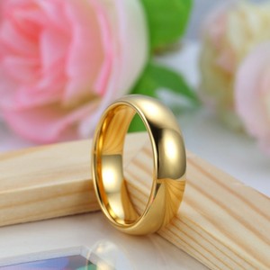 CHENG JEWELERS Bagues de mariage en carbure de tungstène plaqué or rose 6 mm, bijoux de mode 2 mm-8 mm pour <span class=keywords><strong>alliance</strong></span> - Product Image 4