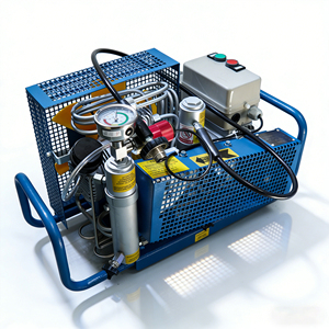 Compresor Portátil DEDEPU 220V con Parada Manual o Automática, Bomba de Aire de Alta Presión de 100L, 300 bar, 4500 psi - Product Image 3