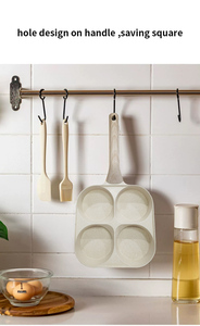 Personalización 4 <span class=keywords><strong>en</strong></span> 1 antiadherente huevo Hamburgo sartén desayuno olla sin palo sartén juegos de utensilios de cocina - Product Image 6