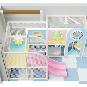 Solución Llave en Mano: Equipo de Juego Modular Seguro para Niños Pequeños, con Mini Tobogán y Escalones de Escalada para Área Infantil de Centro Comunitario - Product Image 2