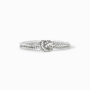 Anello a Nodo Minimalista, Gioiello da Dito alla Moda per Donna, Stile Quotidiano e da Ufficio - Product Image 2