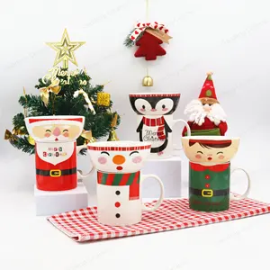 2024 hot-selling new design christmas mug and bowl sets christmas cups dinnerware for children