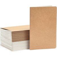 Carnet de voyage en papier kraft B5 A4 A5 A6 mignon et économique, 32 feuilles, mini-agenda, bloc-notes scolaire, pages intérieures en lin à points