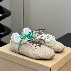 Chaussures décontractées de luxe pour femmes, baskets de sport respirantes en cuir véritable, chaussures de course et de marche pour hommes en plein air - Product Image 3