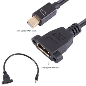 Cable adaptador Mini DisplayPort macho a DisplayPort hembra de 0,3 m para ordenador portátil - Product Image 1