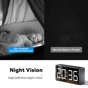 <span class=keywords><strong>Caméra</strong></span> espion miniature sans fil WIFI Tuya APP pour la sécurité à domicile avec horloge/lunettes/<span class=keywords><strong>stylo</strong></span>/clé de voiture/prise/adaptateur secteur/chargeur - Product Image 6