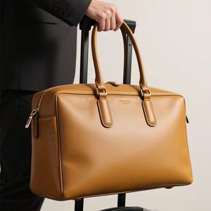 제조사 맞춤형 비건 가죽 빈티지 캐리 온 더플 백 여행 사업 하룻밤 토트 더플 백 토트 핸드백 - Product Image 2