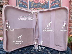 Muestra Gratuita de Funda para Biblia Personalizada, Bolsa de Iglesia de Cuero PU Resistente, Estuche para Biblia Portátil con Cremallera y Asa para Mujer - Product Image 4