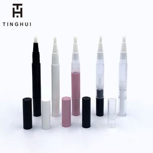 ราคาโรงงาน หลอดลิปกลอสแบบพกพาขนาด 2 มล. สำหรับเดินทาง ปากกาฟอกสีฟัน ปากกาเครื่องสำอางแบบหมุนพร้อมแปรง - Product Image 1