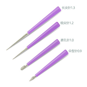 Yunbei Yb Jewelry Making Tools Diamond File Set Tapered Baguette Cut For Diy Jewelry Grinding Tweezers Pick Up Tools - Product Image 2