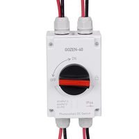 Interruptor aislador de CC solar a prueba de agua IP66 1200VDC 1000VDC 32A 4P interruptor aislador solar