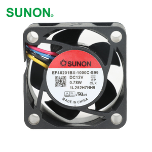 Sunon EF40201BX-1000C-S99 0.065A 12VDC ขนาด40x40x20มม. 0.78วัตต์8200รอบต่อนาทีตลับลูกปืน10.8CFM ไฟฟ้าอินเวอร์เตอร์พัดลมระบายความร้อนตามแนวแกน - Product Image 1