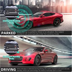 Repelente Ultrasónico de Roedores con Luz Estroboscópica para Motores de Automóviles, Uso en Interiores y Exteriores, Control de Animales, Hogar, Cocina, Garaje, Oficina - Product Image 2