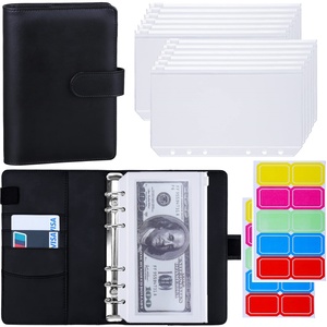 Business A6 Hardcover Loose-leaf Binder 6 Ring Magnetic Closure PU Leather Planner with Magnetic Closure - Product Image 6