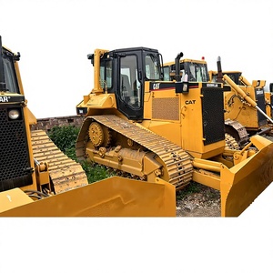 รถดันดินตีนตะขาบ CAT สีเหลือง รุ่น D6R มือสอง เครื่องยนต์ประสิทธิภาพสูง ผลิตในสหรัฐอเมริกา - Product Image 1