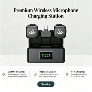 MIC3 wireless lavalier <b>microphone</b> 2.4GAI noise reduction reduces noise by 99%, compatible with multiple devices - Product Image 1