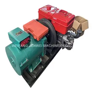 Set Generator Diesel kecil kustom 2KW hingga 10KW kebisingan rendah untuk penggunaan Rumah 400V/110V tipe senyap Harga terjangkau dibuat Tiongkok