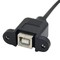 Cable de Panel Personalizado con Conector BF a USB 2.0 Tipo C Macho, con Bloqueo de Tornillo y Revestimiento de PVC para Altavoces y Micrófonos