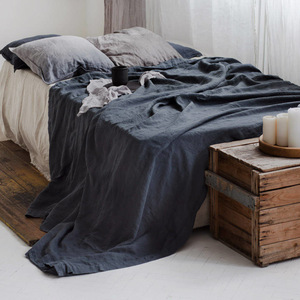 Commercio all'ingrosso Tutto Il Formato Lenzuolo Montato/Pre-lavato 100 <span class=keywords><strong>Francese</strong></span> Puro Lino di Lino Hotel Copertura Patrimoniale Set Nordic stile - Product Image 4