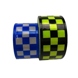 Cinta Reflectante de PVC Azul Industrial, Impermeable, Estructura Prismática, Alta Visibilidad, Tira de Vinilo de Seguridad, Rollo de 5 cm de Ancho - Product Image 2