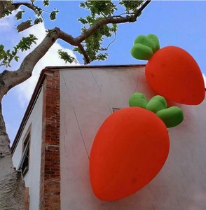Modèle de <span class=keywords><strong>carotte</strong></span> gonflable géant de <span class=keywords><strong>carotte</strong></span> de fête pour la publicité Décoration de Pâques personnalisée - Product Image 2