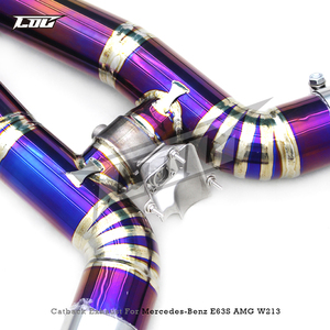 ท่อไอเสียแบบ Catback Valvetronic สำหรับ Mercedes E63 E63S AMG W213 4.0TT เกรด 5 ไทเทเนียม พร้อมรีโมทคอนโทรล เสียง V8 ทรงพลัง - Product Image 5