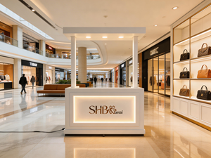 Chariot à bonbons pliable personnalisé en bois et métal pour <span class=keywords><strong>mariage</strong></span>, anniversaire, événement, décoration d'entreprise avec éclairage LED - Product Image 1