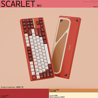 Keyboard Mekanik Nirkabel TICKTYPE EVO80 dengan RGB Tri-mode dan Desain Ukiran Samping untuk Gaming