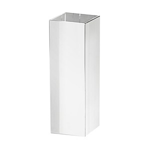 Trofeo Parallelepipedico 50x50x150 mm, Premio in Vetro e Metallo Stampato UV, Placcato Oro per Fiere, Composto da Carta e Rame - Product Image 1