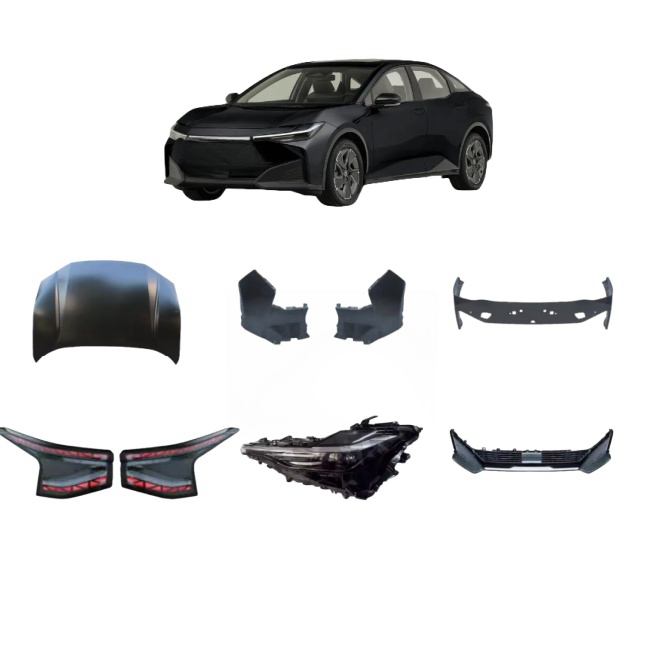 Wholesale Auto Spare Parts Headlights Taillight Fender Door Trunk Door Radiator Grille Fenders Bumper for Toyota Bz3