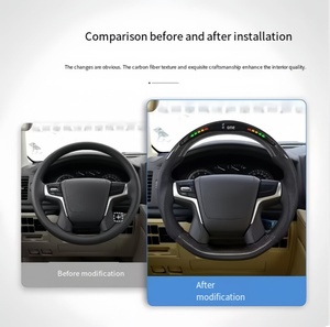 Adatto per la modifica del volante di Toy/ota/Land <span class=keywords><strong>Cru</strong></span>/iser con display LED multifunzionale e volante irregolare - Product Image 2