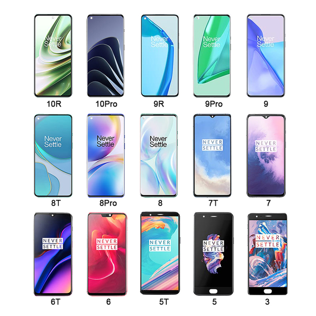 For oneplus 3t 5t 6t 7pro 7 7t Pro 8t 10 Pro Lcd Amoled Oem Screen Glass Display Digitizer Replacement for One Plus