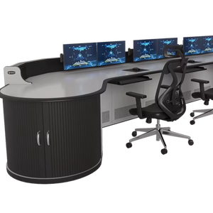 JCCX-1制御センターコンソールソリューション中国モジュラーオフィスワークステーションエンジニア新しい制御室Mordenコンピュータコンソール - Product Image 1