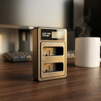 Vente directe d'usine, chargeur EN-EL14 EN-EL14A pour batterie d'appareil photo Nikon avec port USB-C