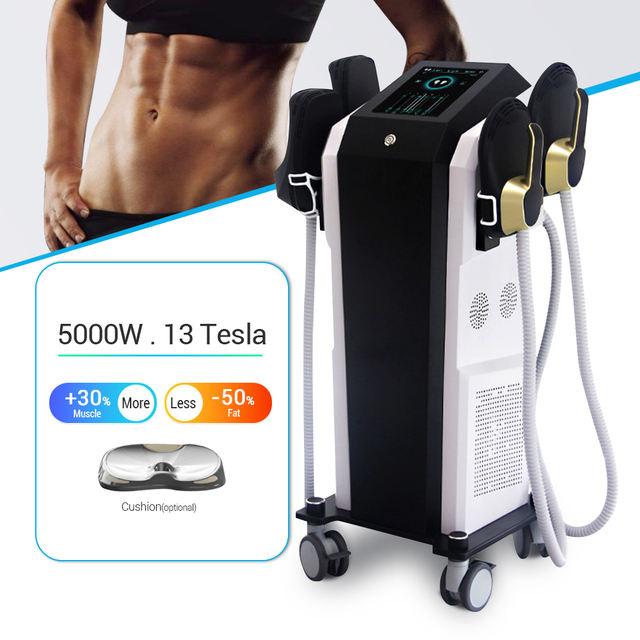 Professional Electronic Muscle Stimulator EMS 4 in 1 Sculpting Machine Machine 4 Handles