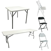 Chaise de restaurant et chaise d'extérieur pour ordinateur portable, ensemble de luxe pour café-restaurant, table de salle à manger moderne pliante pour extérieur et salon