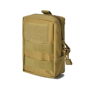 Sac de taille tactique portable pour hommes et femmes, sports de plein air, escalade, imperméable, accessoire MOLLE, fermeture éclair, téléphone, cyclisme - Product Image 1