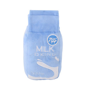Eco-Friendly Dog <strong>Chew</strong> Toy Set Squeaky Plush Food Bottle Includes Ketchup and <strong>Milk</strong> for Small and Medium Pets - Product Image 5