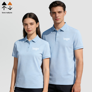 Camiseta de Negocios de Algodón de Color Sólido de Alta Gama con Logotipo Bordado Personalizado, Cuello Doble para Hombre, Transpirable y Absorbente de Humedad - Product Image 1