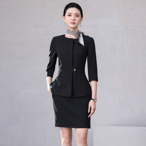 Costume tailleur femme 2026 Nouvelle collection été pour entretien, tenue de réception, combinaison formelle fine - Product Image 5