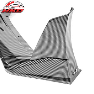 Lèvre de pare-chocs avant compatible avec Chevy Corvette C8 2020-2025 STG 3 ZR1 Style, imprimé fibre de carbone, pièces auto de haute qualité, kit carrosserie - Product Image 5