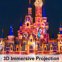 Museums-Events Zeigen Visuelle Effekte Mapping Interaktives Immersives Projektionssystem 5D 7D Holographischer Laser 3D Hologramm-Projektor