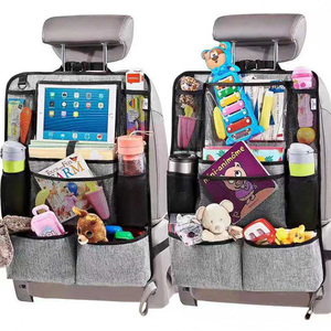 Organizer per auto con sedile posteriore, protezioni per sedili posteriori con supporto per <span class=keywords><strong>Tablet</strong></span> Touch Screen, Organizer per sedile posteriore per auto per bambini - Product Image 6