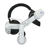 Sangle de tête VR au design durable avec écouteurs RGB Light Elite Strap pour accessoires Meta Oculus Quest 3s/Meta Quest3 VR