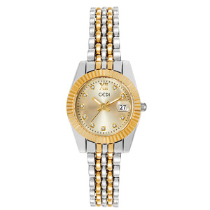 2025 nuevo reloj elegante para mujer elegante correa de acero inoxidable con diamantes de imitación reloj de pulsera Simple y elegante - Product Image 1