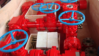Collecteur de régulation haute pression API 16C 2 pouces Fig1502 FxM 35Mpa pour tête de puits