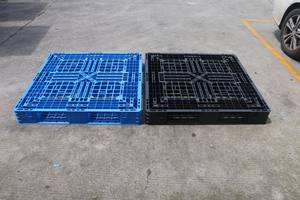 NEXARA <span class=keywords><strong>Euro</strong></span> Palette Plastique Vente à Chaud Stockage à Face Unique 9.5kg 1111 1100*1100*150mm Grid Field Logistics 4-Way - Product Image 3